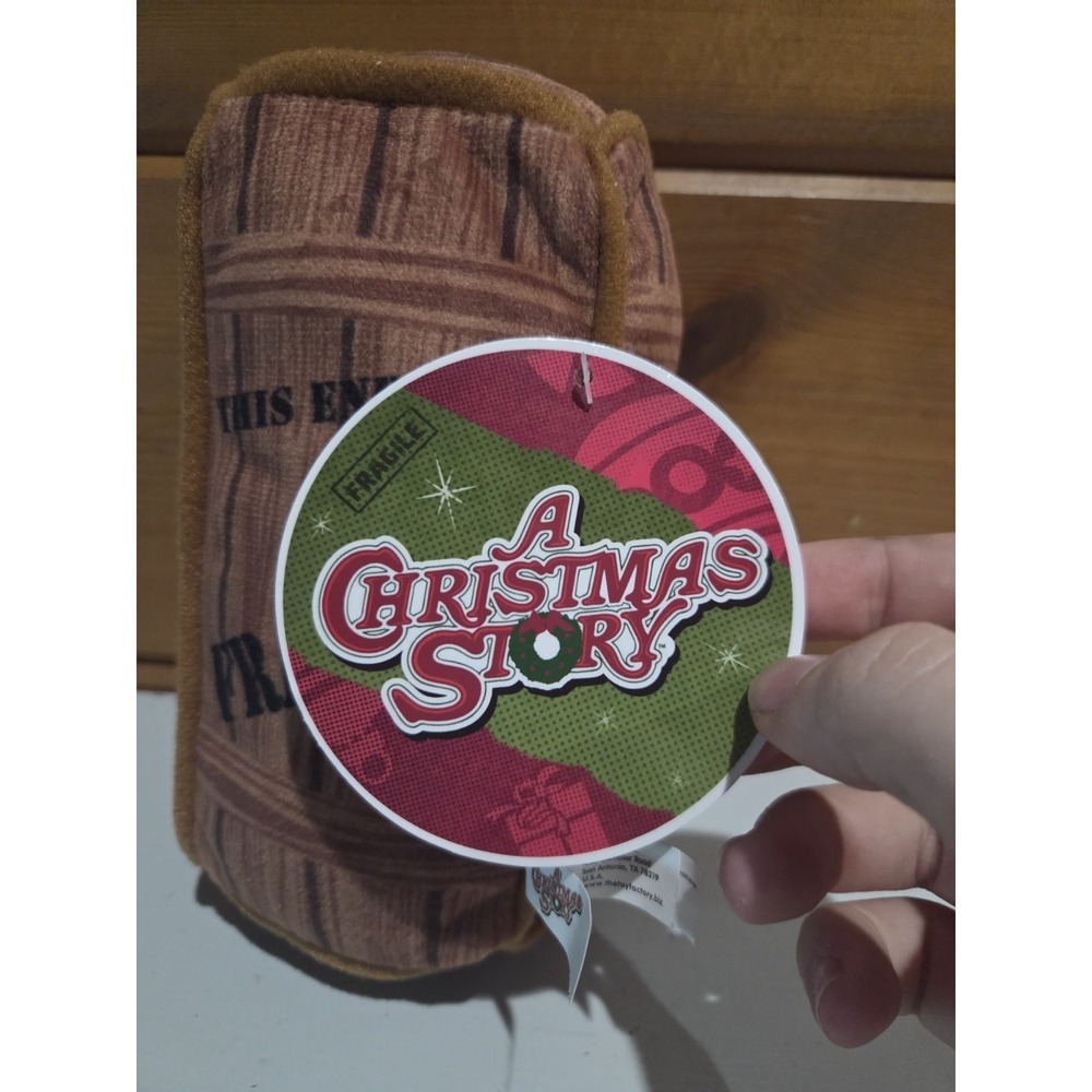 A Christmas Story Movie Shipping Crate For Leg Lamp 7" Plush Toy Factory New D41 - Picture 5 of 6